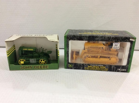 Lot of 2 John Deere Crawlers-1/16th Scale