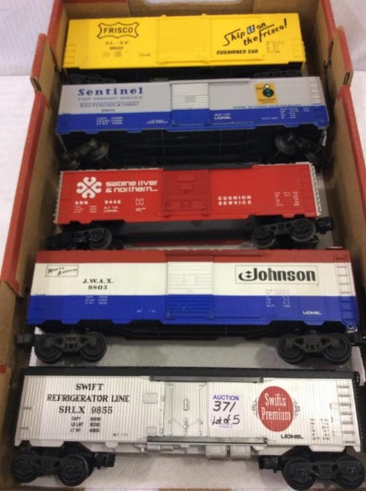 Lot of 5 Various Lionel Train Cars-