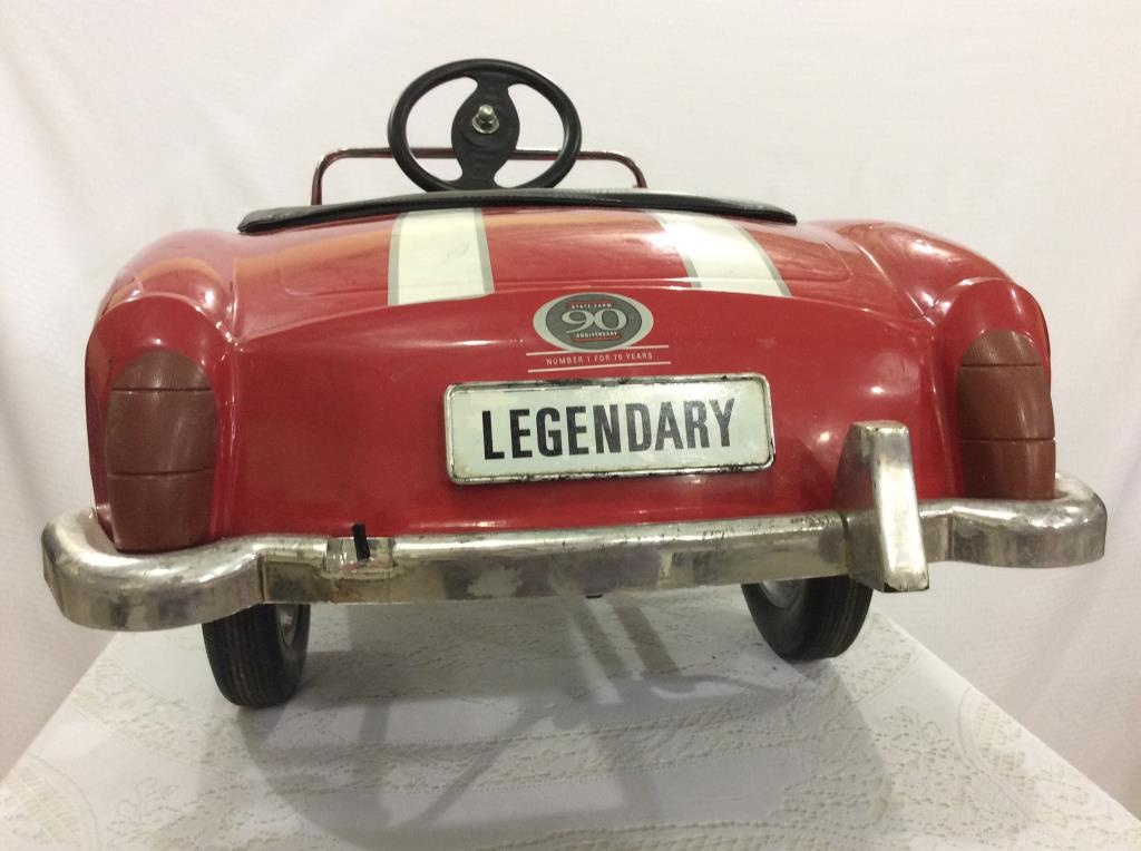 state farm 90th anniversary pedal car