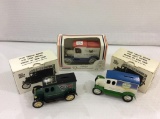 Lot of 3 Truck Banks in Boxes Including