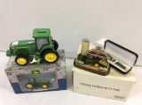 Lot of 2 John Deere Collectibles In Boxes