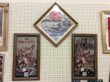 Lot of 3 Wall Hanging Adv. Miller Life High