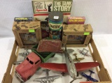 Group of Toys Including Metal Toy Truck,