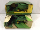 Lot of 2 John Deere Combines in Boxes