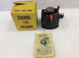 Lionel Trains Type KW 115Volts-60 Cycles-