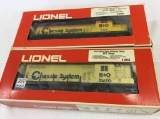 Lot of 2 Lionel Chessie System Engines in Boxes