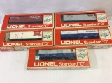 Lot of 5 Lionel Standard O Cars in Boxes