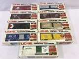 Lot of 9 Lionel O & 027 Gauge Train Cars in Boxes