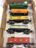Lot of 5 Lionel Including 4- Metal Train Cars &