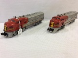 Lionel  Santa Fe Two Piece Locomotive Set