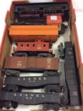 Lot of 8 Various Lionel O Gauge Train Cars