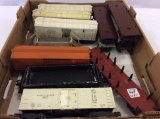 Lot of 11 Various Lionel O Gauge Train Cars