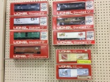 Lot of 9 LIonel O Scale Train Cars in Boxes