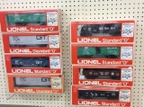 Lot of 8 Lionel Train Cars in Boxes