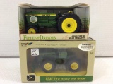 Lot of 2 John Deere 1/32 Scale Tractors by Ertl