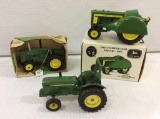 Lot of 3 John Deere 1/16th Scale Tractors by