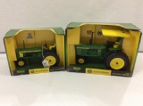 Lot of 2 John Deere Die Cast Metal 1/16th Scale