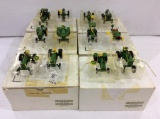 Lot of 12 John Deere Christmas Ornaments