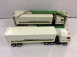 Lot of 2 John Deere Parts Express Semi-Trucks