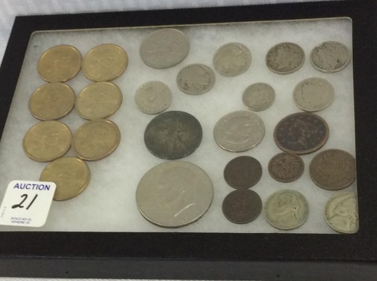 Lot of Coins Including