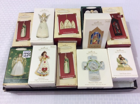 Lot of 12 Hallmark  Keepsake Ornaments in Boxes