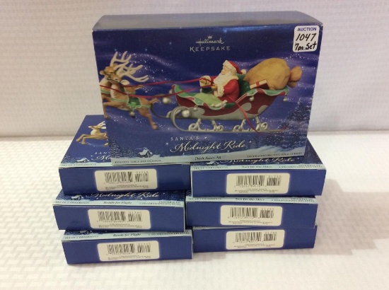 7 Piece Set of Hallmark Ornaments in Boxes