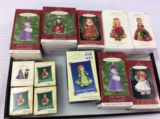 Lot of 12 Hallmark Keepsake Madame Alexander