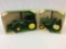 Lot of 2 Ertl John Deere 1/16th Scale Tractors