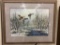 Lg. Framed Original Artwork-Ducks in Snow