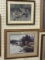 Lot of 2 Framed Prints-Deer Print-Signed