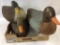 Lot of 3 Lg. Fiber Decoys