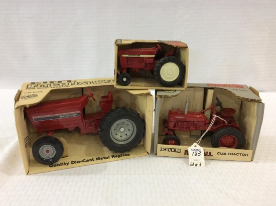 Lot of 3 Tractors in Boxes Including