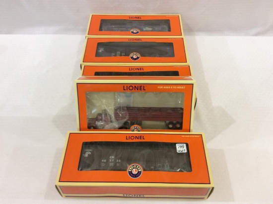 Lot of 5 Lionel Train Cars-NIB