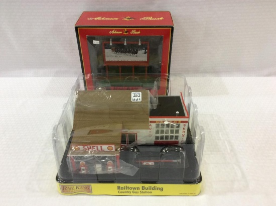 Lot of 2 Railking Buildings-NIB Including
