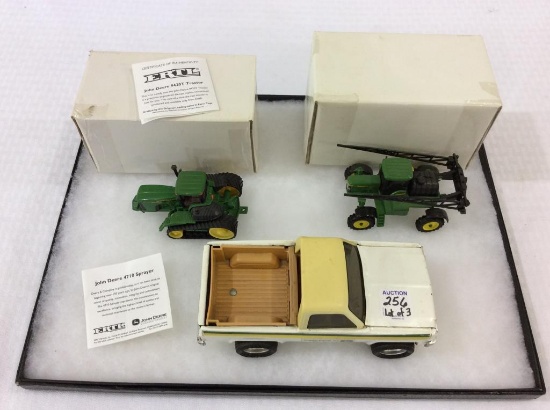 Lot of 3 John Deere Toys Including 2-