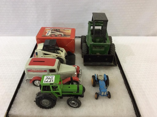 Lot of 5 Various Toys Including John Deere
