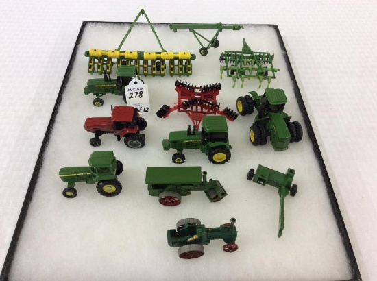 Lot of 12-1/64th Scale Miniature Toy Machinery