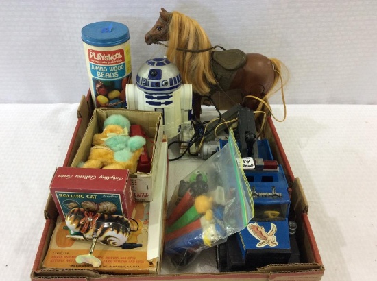 Group of Toys Incuding Pez Candy Dispensers,