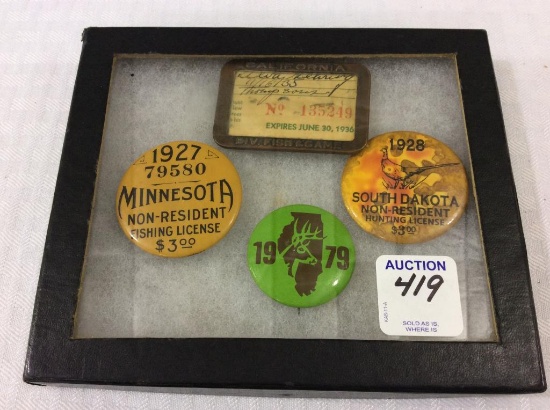 Group of 4 Collectible Hunting & Fishing
