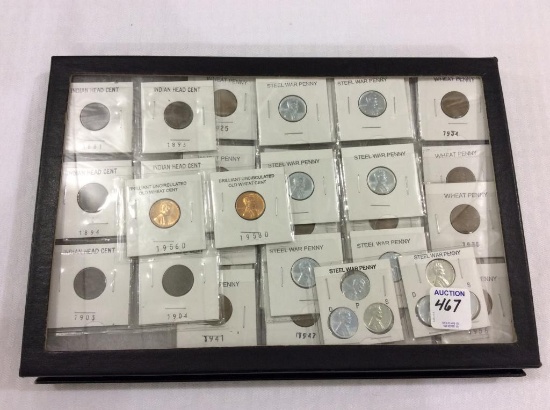 Collection of Pennies Including