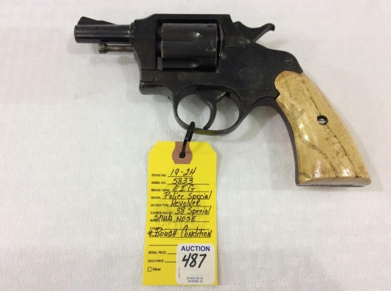 EIG 38 Cal Police Special Snub Nose Revolver
