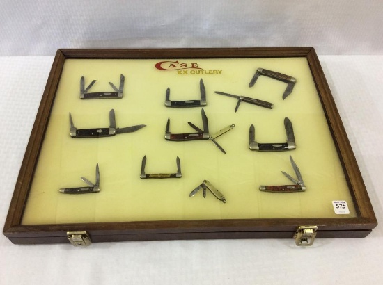 Lg. Table Top Showcase w/ Case XX Emblem