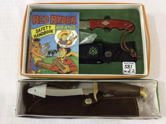Lot of 2 Contemp. Collector Knives Including