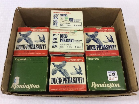 7 Full Boxes of 20 Ga Ammo