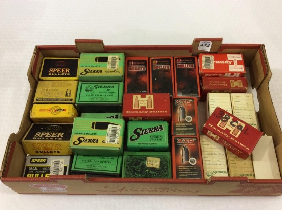 Lg. Box of Various Bullets Including