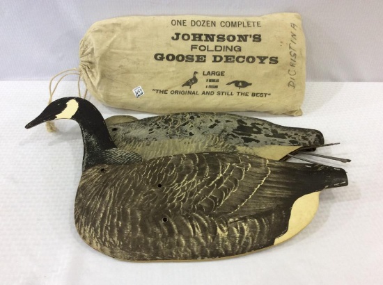 Set of Dozen Johnson's Folding Goose