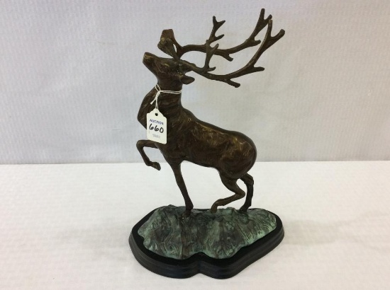 Solid Brass Deer Statue