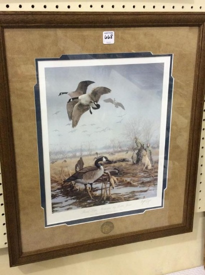 Framed Ducks Unlimited Sponsor Print-