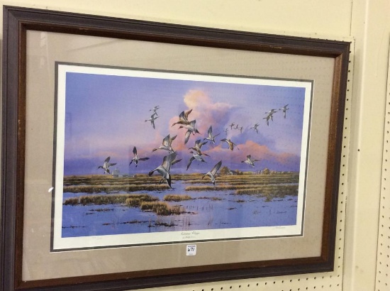 Framed Print "Autumn Wings" By Phillip Crowe