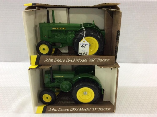 Lot of 2 Ertl 1/16th Scale Tractors-NIB Including